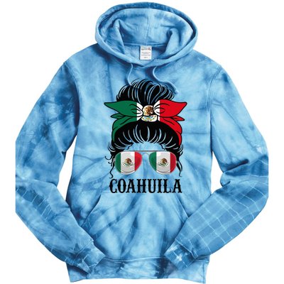 Coahuila Mexico Flag State Pride Souvenir Tie Dye Hoodie