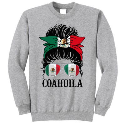 Coahuila Mexico Flag State Pride Souvenir Tall Sweatshirt