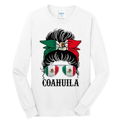 Coahuila Mexico Flag State Pride Souvenir Tall Long Sleeve T-Shirt