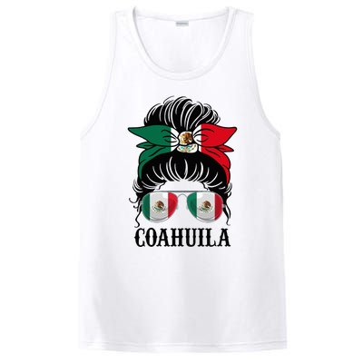 Coahuila Mexico Flag State Pride Souvenir PosiCharge Competitor Tank