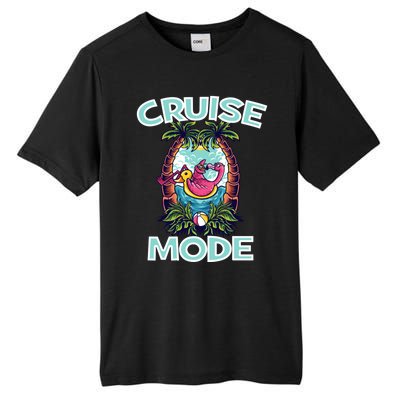 Cruise Mode Family Vacation Funny Ship Cruising Gift Tall Fusion ChromaSoft Performance T-Shirt