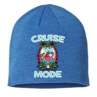 Cruise Mode Family Vacation Funny Ship Cruising Gift Sustainable Beanie