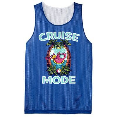 Cruise Mode Family Vacation Funny Ship Cruising Gift Mesh Reversible Basketball Jersey Tank