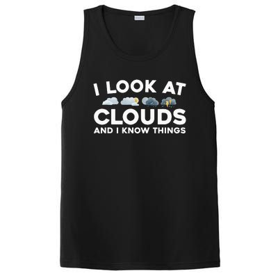 Cool Meteorologist For Men Women Kids Weather Forecasting PosiCharge Competitor Tank