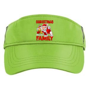 Christmas Means Family Santa Reindeer Adult Drive Performance Visor