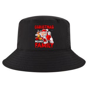 Christmas Means Family Santa Reindeer Cool Comfort Performance Bucket Hat