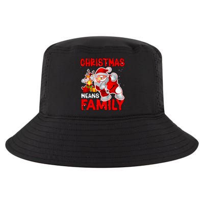 Christmas Means Family Santa Reindeer Cool Comfort Performance Bucket Hat