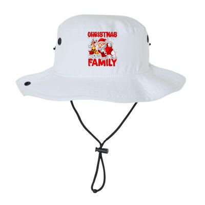 Christmas Means Family Santa Reindeer Legacy Cool Fit Booney Bucket Hat