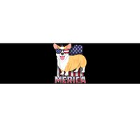 Corgi Merica For Kids Boy USA Flag 4th Of July Dog Bumper Sticker