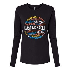 Case Manager Funny Week Appreciation Womens Cotton Relaxed Long Sleeve T-Shirt