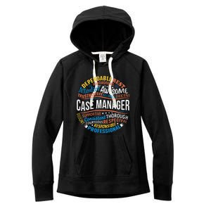 Case Manager Funny Week Appreciation Women's Fleece Hoodie