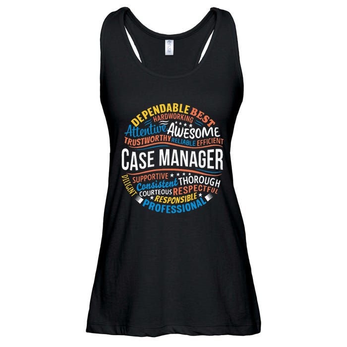 Case Manager Funny Week Appreciation Ladies Essential Flowy Tank