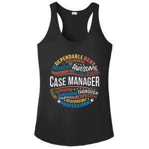 Case Manager Funny Week Appreciation Ladies PosiCharge Competitor Racerback Tank