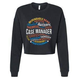 Case Manager Funny Week Appreciation Cropped Pullover Crew