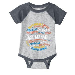 Case Manager Funny Week Appreciation Infant Baby Jersey Bodysuit