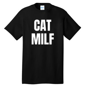 Cat Milf Funny Tall T-Shirt