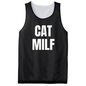 Cat Milf Funny Mesh Reversible Basketball Jersey Tank