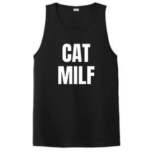 Cat Milf Funny PosiCharge Competitor Tank