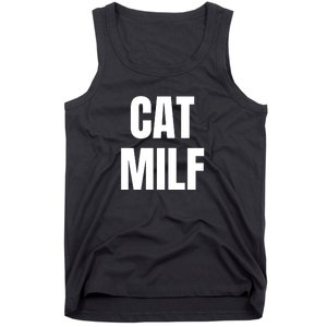 Cat Milf Funny Tank Top