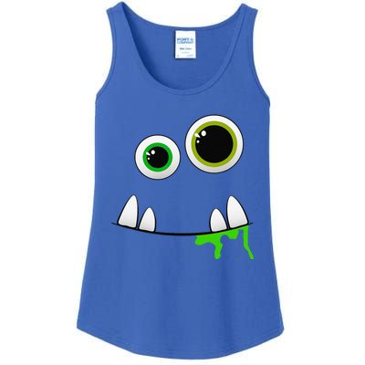 Cute Monster Face Halloween Group Costume Gift Ladies Essential Tank