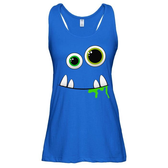 Cute Monster Face Halloween Group Costume Gift Ladies Essential Flowy Tank