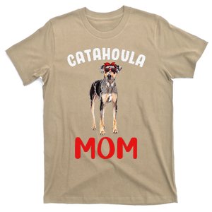 Catahoula Mom Funny Catahoula Leopard Dog Mom Mothers Day T-Shirt