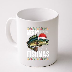 Christmas Merry Fishmas Funny Fisherman Holiday Christmas Coffee Mug