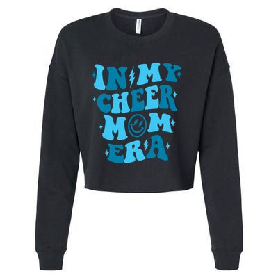 Cheerleader Mom Funny Gift Cropped Pullover Crew