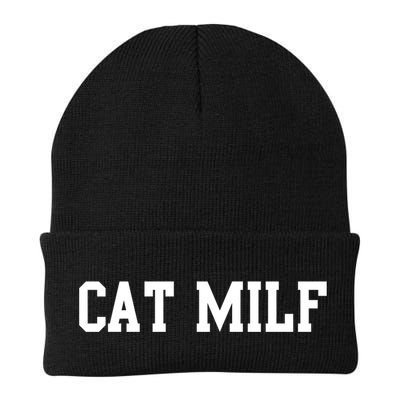 Cat Milf Funny Cat Mom Cat Lovers Cute Gift Beanie