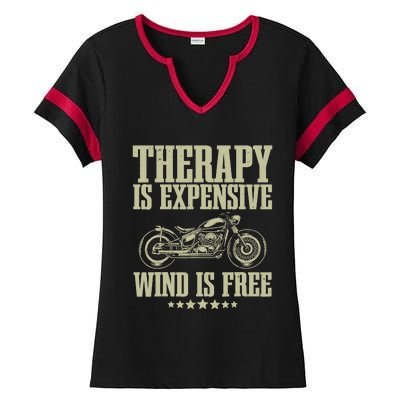 Cool Motorcycle For Wo Motorcycle Lovers Bike Rider Ladies Halftime Notch Neck Tee