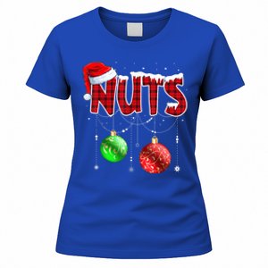 Chestnuts Matching Family Funny Chest Nuts Christmas Couples Great Gift Women's T-Shirt