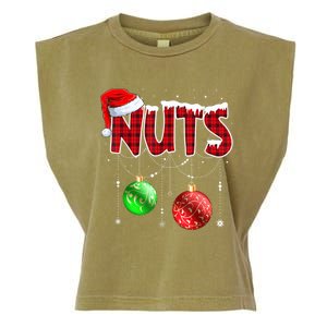 Chestnuts Matching Family Funny Chest Nuts Christmas Couples Great Gift Garment-Dyed Women's Muscle Tee