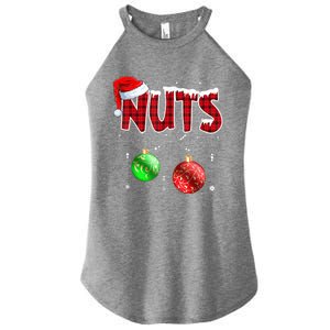 Chestnuts Matching Family Funny Chest Nuts Christmas Couples Great Gift Women's Perfect Tri Rocker Tank