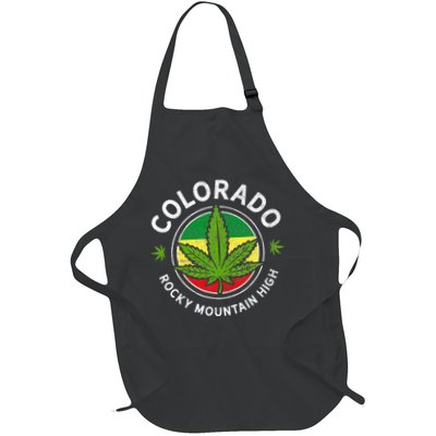 Colorado Marijuana Funny Weed Cannabis Apron