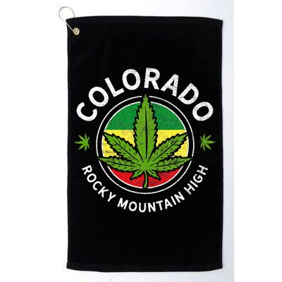 Colorado Marijuana Funny Weed Cannabis Golf Towel