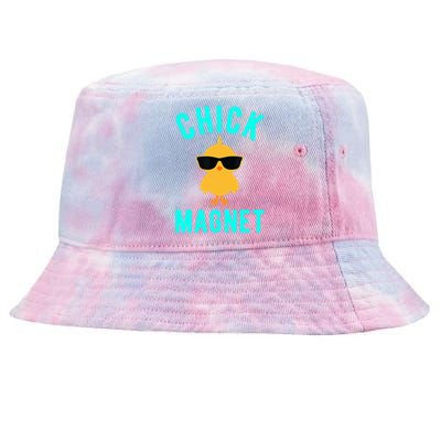 Chick Magnet Funny Easter For Boy Tie-Dyed Bucket Hat