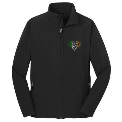 Cute Matching Family Shamrock Heart St. Patricks Day Awesome Core Soft Shell Jacket