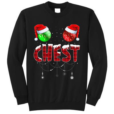 Chestnuts Matching Family Funny Chest Nuts Christmas Couples Sweatshirt