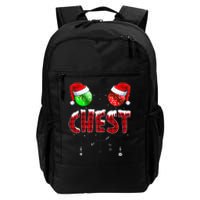 Chestnuts Matching Family Funny Chest Nuts Christmas Couples Daily Commute Backpack