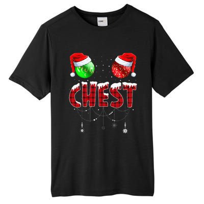 Chestnuts Matching Family Funny Chest Nuts Christmas Couples Tall Fusion ChromaSoft Performance T-Shirt