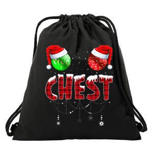 Chestnuts Matching Family Funny Chest Nuts Christmas Couples Drawstring Bag