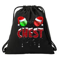 Chestnuts Matching Family Funny Chest Nuts Christmas Couples Drawstring Bag