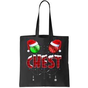 Chestnuts Matching Family Funny Chest Nuts Christmas Couples Tote Bag