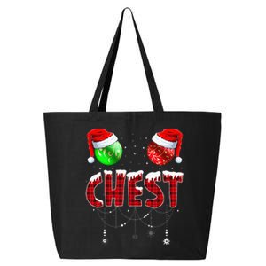 Chestnuts Matching Family Funny Chest Nuts Christmas Couples 25L Jumbo Tote