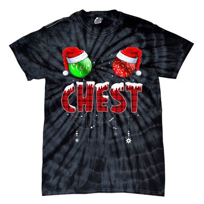 Chestnuts Matching Family Funny Chest Nuts Christmas Couples Tie-Dye T-Shirt