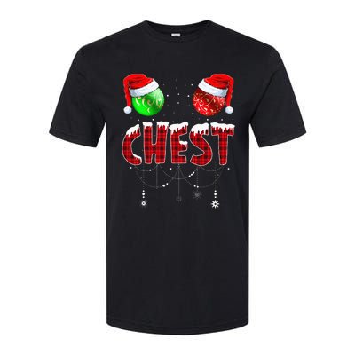 Chestnuts Matching Family Funny Chest Nuts Christmas Couples Softstyle CVC T-Shirt