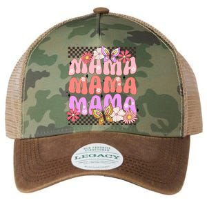 Checkered Mama Flowers Butterfly Legacy Tie Dye Trucker Hat