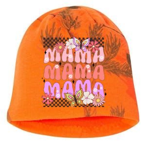 Checkered Mama Flowers Butterfly Kati - Camo Knit Beanie