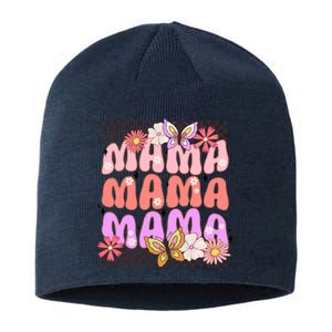 Checkered Mama Flowers Butterfly Sustainable Beanie