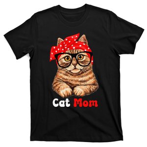 Cat Mom Funny Cat Mom Cat Lover Mother's Day Mom Mother Gift T-Shirt